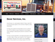 Tablet Screenshot of doverservices.com